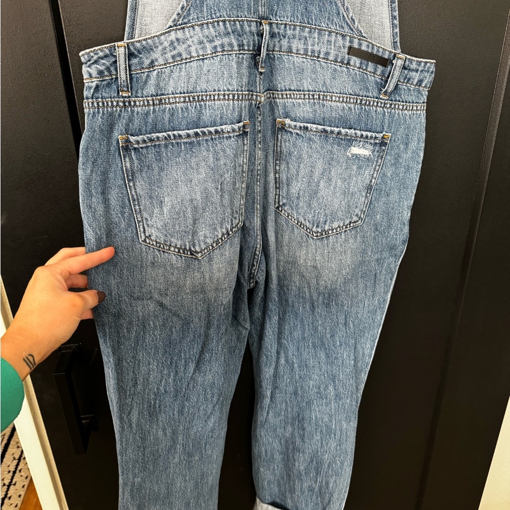 Denim Overalls Women’s Jeans - Blue - Picture 2 of 6